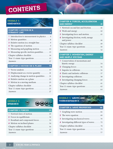 EXCEL YEAR 11 - PHYSICS STUDY GUIDE BRAND NEW EDITION - Picture 2 of 10