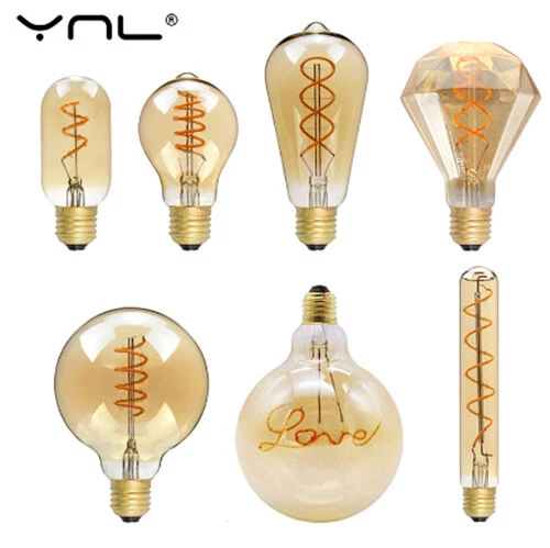 Ampoule Vintage Edison E27, E27 Vintage LED Dimmable 4W Lampe LED