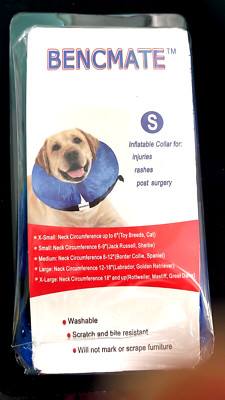 Bencmate Inflatable Donut Print Collar Dogs & Cats Post-Surgery Injury / Size S