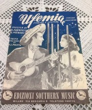 vecchio spartito musicale CANTO MANDOLINO FISARMONICA UFEMIA