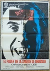 TASTE THE BLOOD OF DRACULA original movie poster 1972 Spain HAMMER HORROR