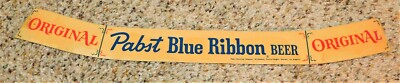 PABST BEER Reproduction LOGO STICKER For PABST WAITER STATUE Stunning Patina!!!!