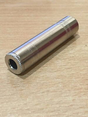 6,35mm 1/4'' Mono Klinke Buchse 2 polig Kabelverbinder Buchse Inline Metall Eingang