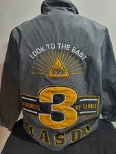 Freemason Masonic Fraternity Windbreaker Jacket Freemason Waterproof jacket