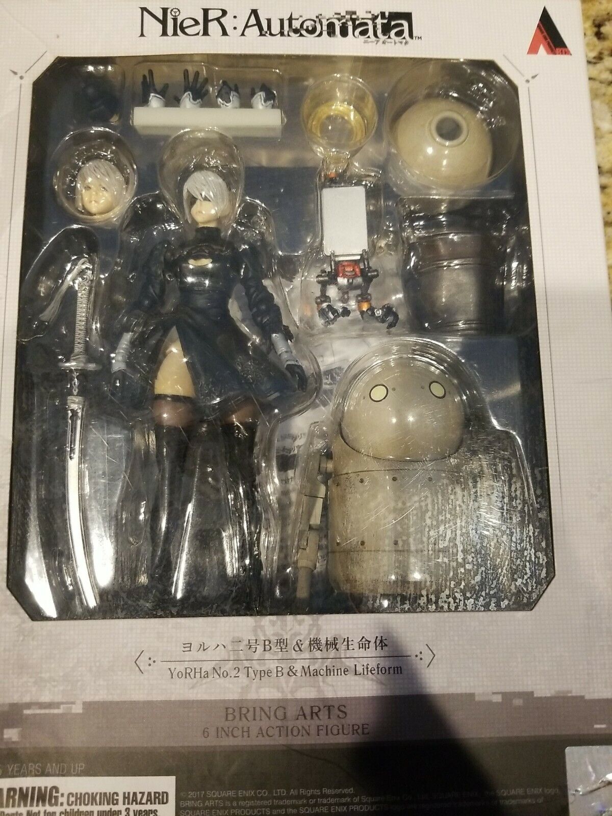 Square Enix Nier Automata Bring Arts: 2B & Machine Lifeform Action Figure