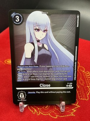 Close P-169 Promo Digimon Billion Bullet NM