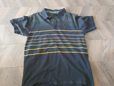 Celtic FC Mens Polo Shirt XL black Embroidered Crest Football