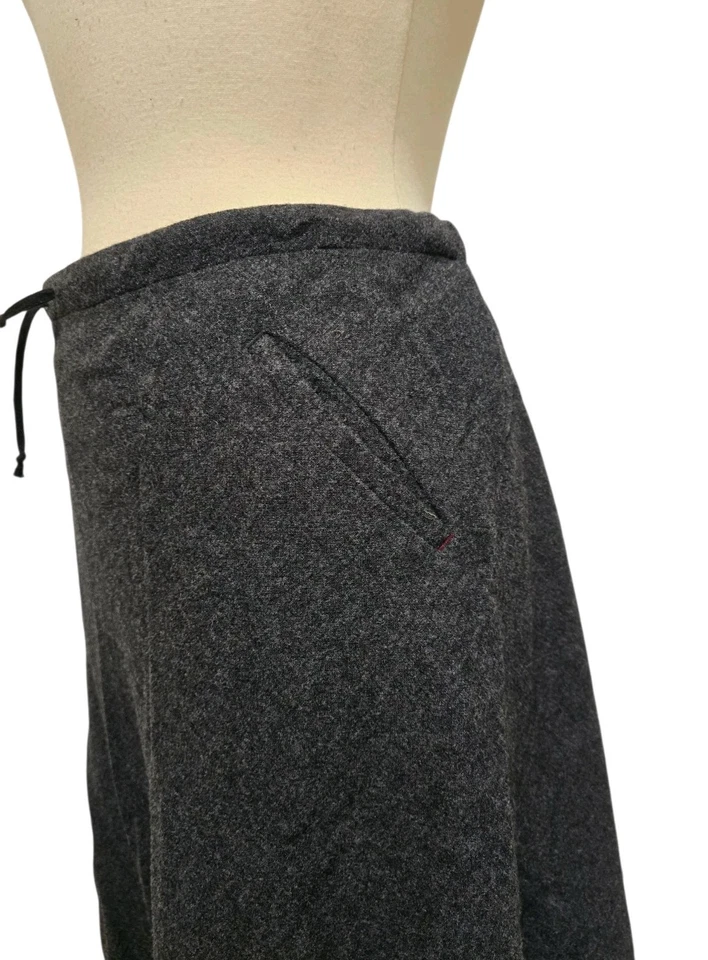 Falda Uniqlo Ines de la Fressange Mujer Talla Mediana Gris Lana Cintura Ajustable Foto 3 de 4