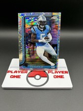 Rico Dowdle 2025 Topps Chrome Football #43 Pulsar Refractor Panthers