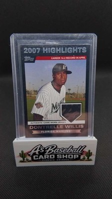 2007 Topps Updates & Highlights - 2007 Highlights Relics #HRDW Dontrelle Willis