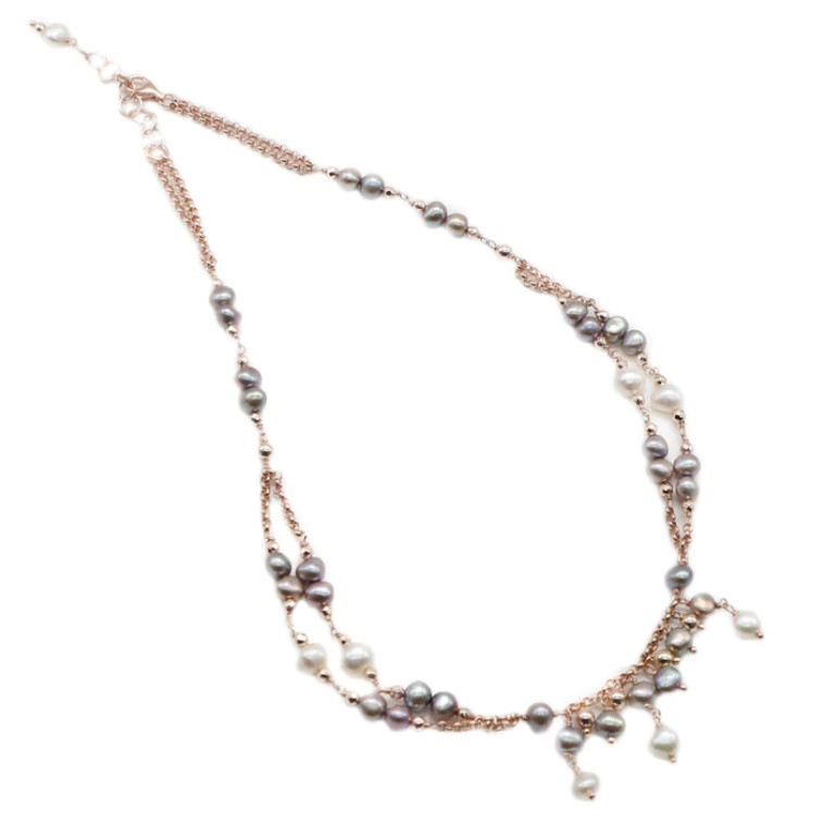 Collier perle Eleni en argent 925 : sublimez votre décolleté avec éclat au quotidien