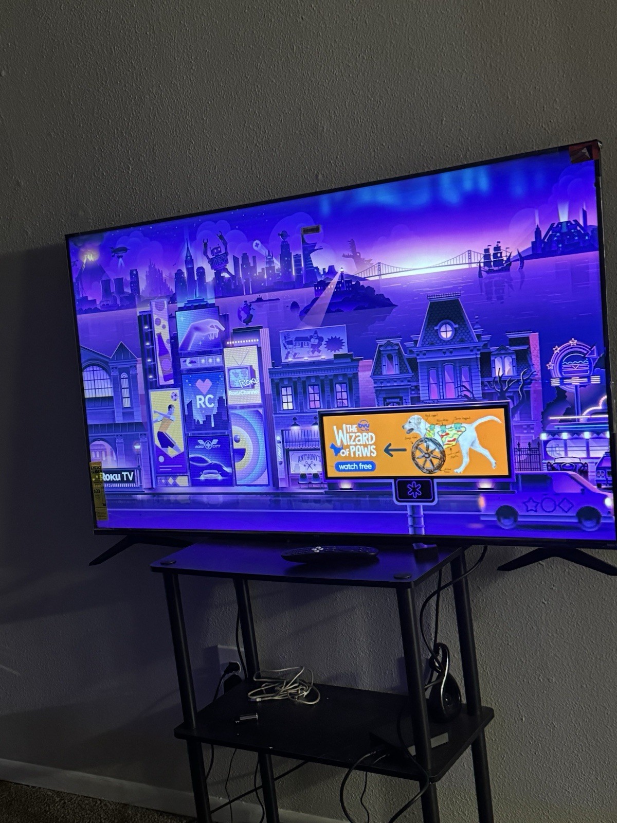 TLC Roku 4K TV 55-inch Black