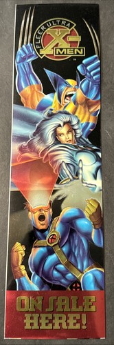 1995 Fleer Ultra X-Men Chromium Wolverine Storm Cyclops Promo Karte hier im Angebot
