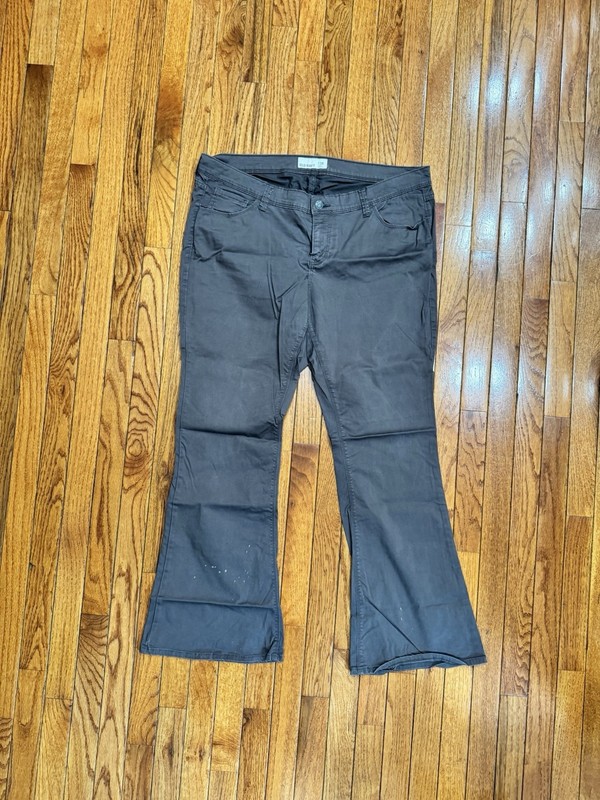 Old Navy Women’s brown Bootcut Pants Cotton/Spandex Stretch Pockets 16