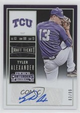 2015 Panini Contenders College Draft Ticket 83/99 Tyler Alexander #45 Auto 07d9