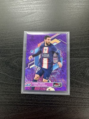 2022-23 Topps Finest Club Competitions Lionel Messi Purple Shimmer /199