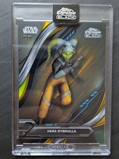 2024 Topps Chrome Black Star Wars SP-4 Hera Syndulla ASP Gold Parallel 02/50