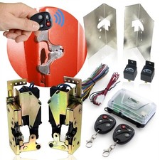 Shaved Door Kit W Large Power Bear Claw Locking Latch Bolt-on Install Car Truck
