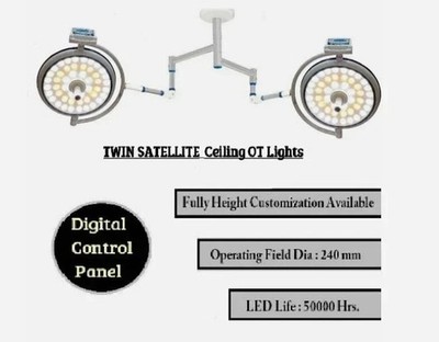 OT Light Ceiling Operation Theater LED Lamp Surgical Operating Double Satellite