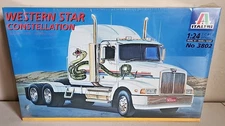Italeri Western Star Constellation Kit  # 3802 Factory Sealed 1:24 RARE Kit