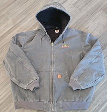Carhartt J130 GVL Hooded Work Wear Jacket J130 GVL Men's 3XL-Tall Branded Dekalb