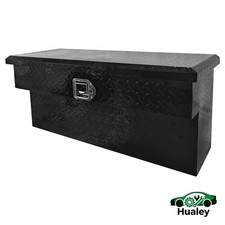 Secure 34x12x15 Black Diamond Plate Aluminum Storage Box For Pickup Truck Bed Secure 34x12x15 Black Diamond Plate Aluminum Storage Box For Pickup Truck Bed