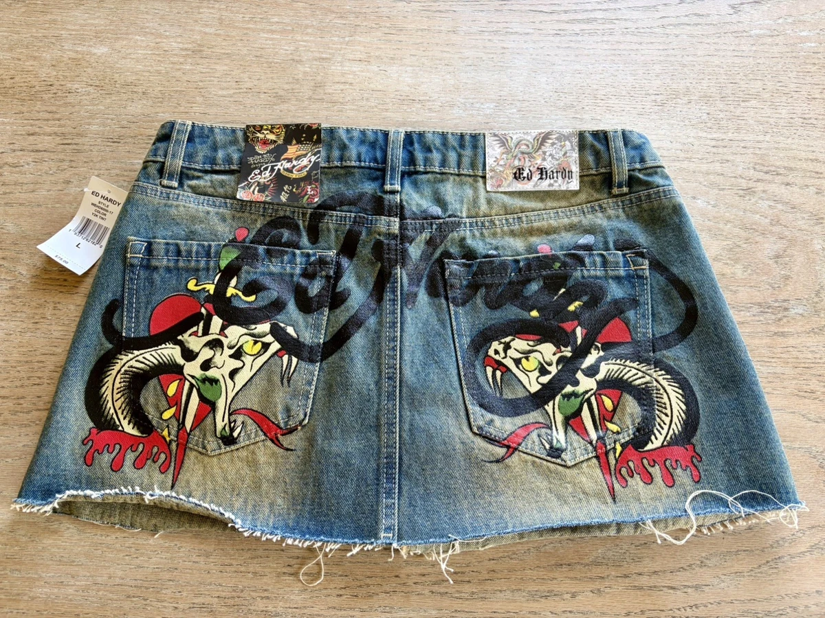 25+ Ed Hardy Denim Skirts for Women for sale | Updated Oct 2026