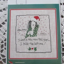 Twisted Threads Cross Stitch Emerson: I Want a New Man