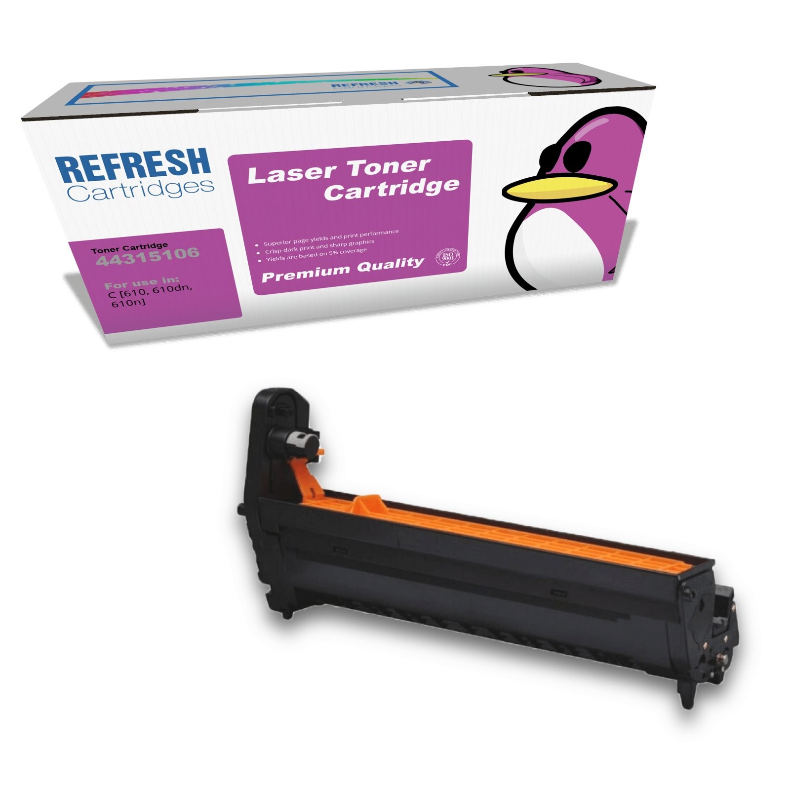Refresh Cartridges Magenta Drum 44315106 Compatible With OKI Printers