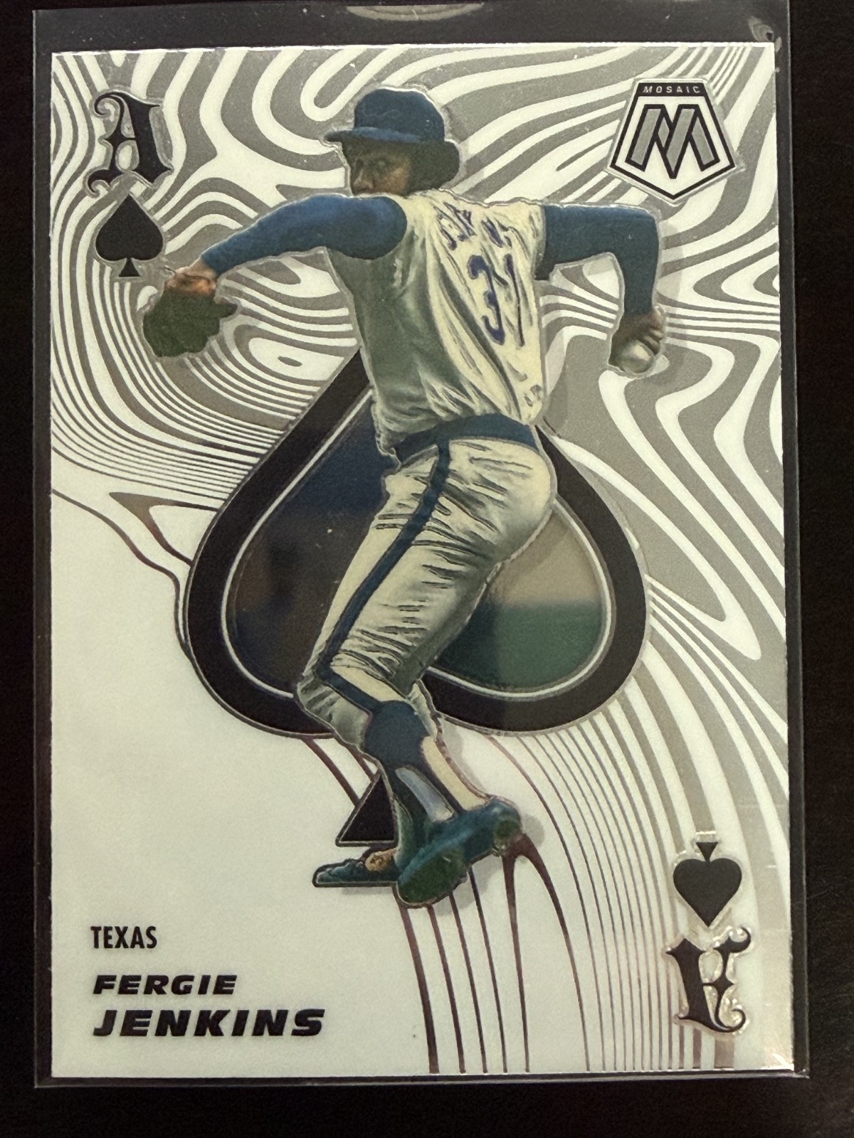 Fergie Jenkins 2021 Panini Mosaic Aces #ACE2 Rangers