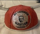My Favorite Martian- 1963 TV-Red Beanie Cap Hat-Antennas-original-SciFi UFO — photo 2