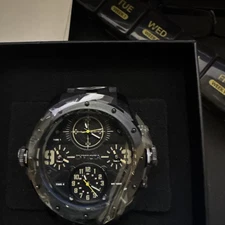 Invicta Coalition Forces Men's 4-Time Zones 50mm Black 31140 🔥Sold Out🔥NIB!!!