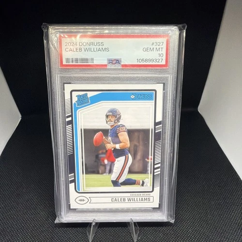 2024 PANINI DONRUSS #327 CALEB WILLIAMS ROOKIE RC PSA 10