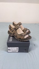 Men's Ecco Off-Road Yucatan Leather Sandals Sage Size EU 46 US 12-12.5