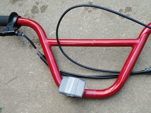 Retro Dk BMX Jamie Bestwick Handlebars Red Solid 27x8in - Picture 3 of 9