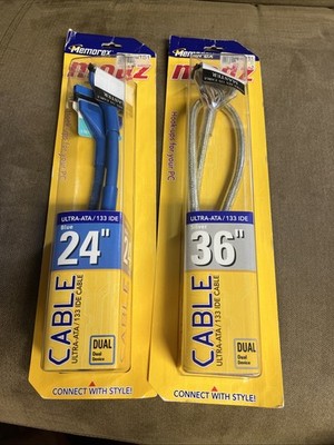 Memorex modz Ultra-ATA/133 IDE Round Cable 36'' And 24 