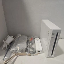 Nintendo Wii Console Complete System Bundle Tested with Wii Play