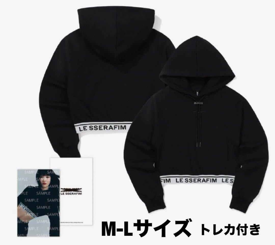 LE SSERAFIM Crop Hoodie L-XL ルセラフィム パーカー LE SSERAFIM Crop Hoodie L-XL ルセラフィム パーカー 【公式通販】