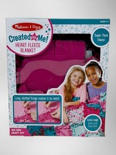 Melissa & Doug Created by Me Heart couverture polaire kit partiel boîte 24 carrés