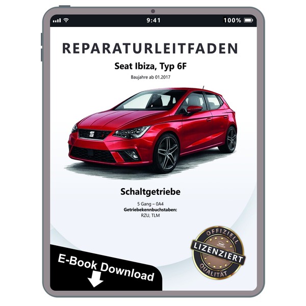Seat Ibiza 6F Ab 2017 5 Gang Schaltgetriebe 0A4 Kupplung Reparaturanleitung Pdf-image