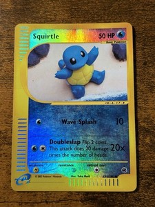 Squirtle 131/165 Expedition Base Set Reverse Holo Pokemon TCG
