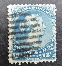 nystamps Canada Stamp # 28 Used $100         A10x036