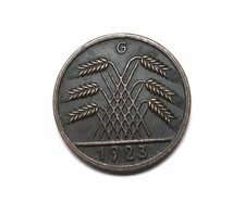 1923 G Deutsches Reich 50 Reichspfennig Nachschlag Fantasy Medaille