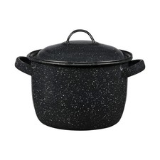 Granite Ware 4-Quart Bean Pot - Porcelain Enamel on Steel (Speckled Black)