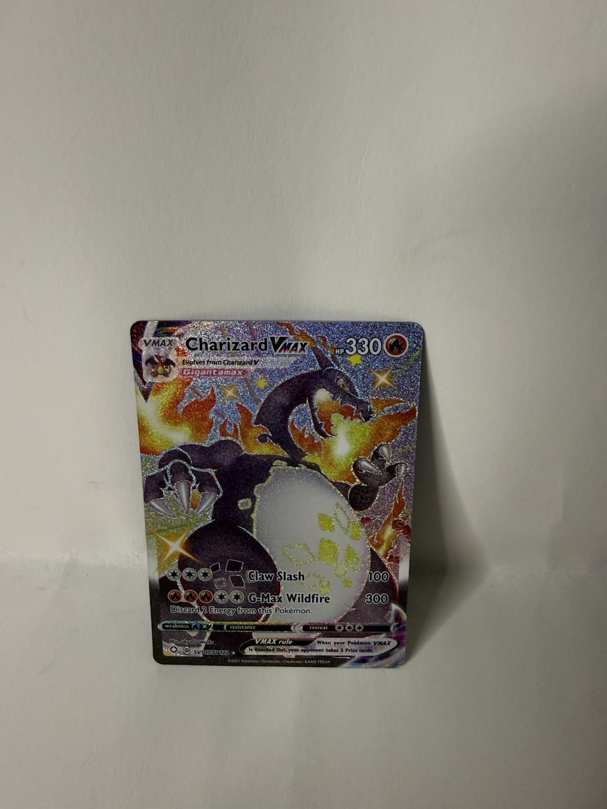 Charizard VMAX Shiny SV107/SV122 Pokémon Shining Fates NM