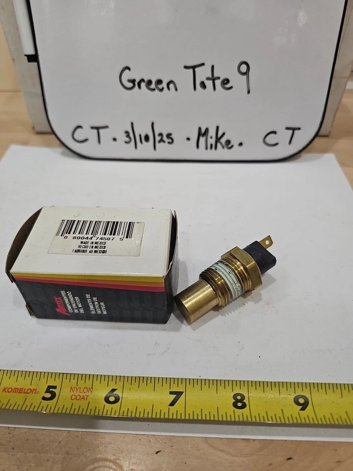 Interruptor de temperatura del refrigerante del motor Airtex 1T1059 Chevy GMC Buick Foto 2 de 2