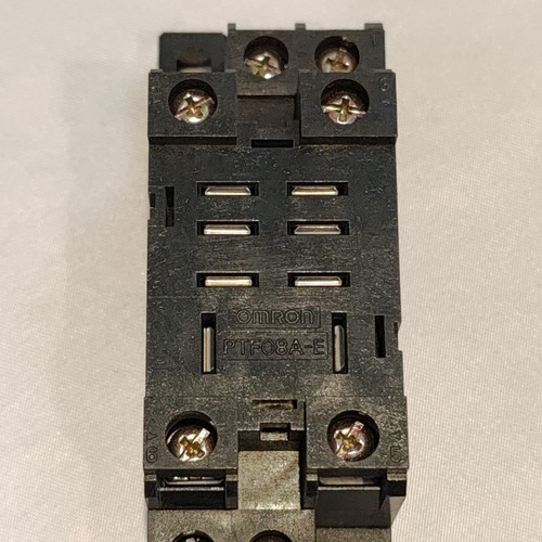 Lot of 5 OMRON PTF08A-E Relay Socket Base 15A 240V 8 Pin - Picture 2 of 4
