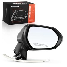 Passenger Side Power Door Mirror Compatible with Right Passenger Side Black