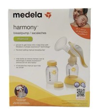 Medela Harmony 67186 Manual Milk Breast Pump Factory Sealed 2 Phase Portable