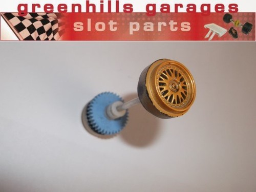 Greenhills Scalextric Porsche 911 GT3R USV & Westward Ho Hinterachse & Räder - USA